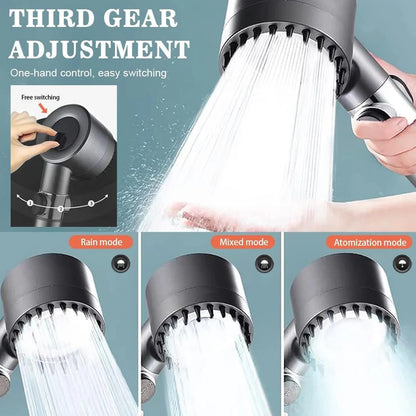 Pressurized Shower Head 4-in-1