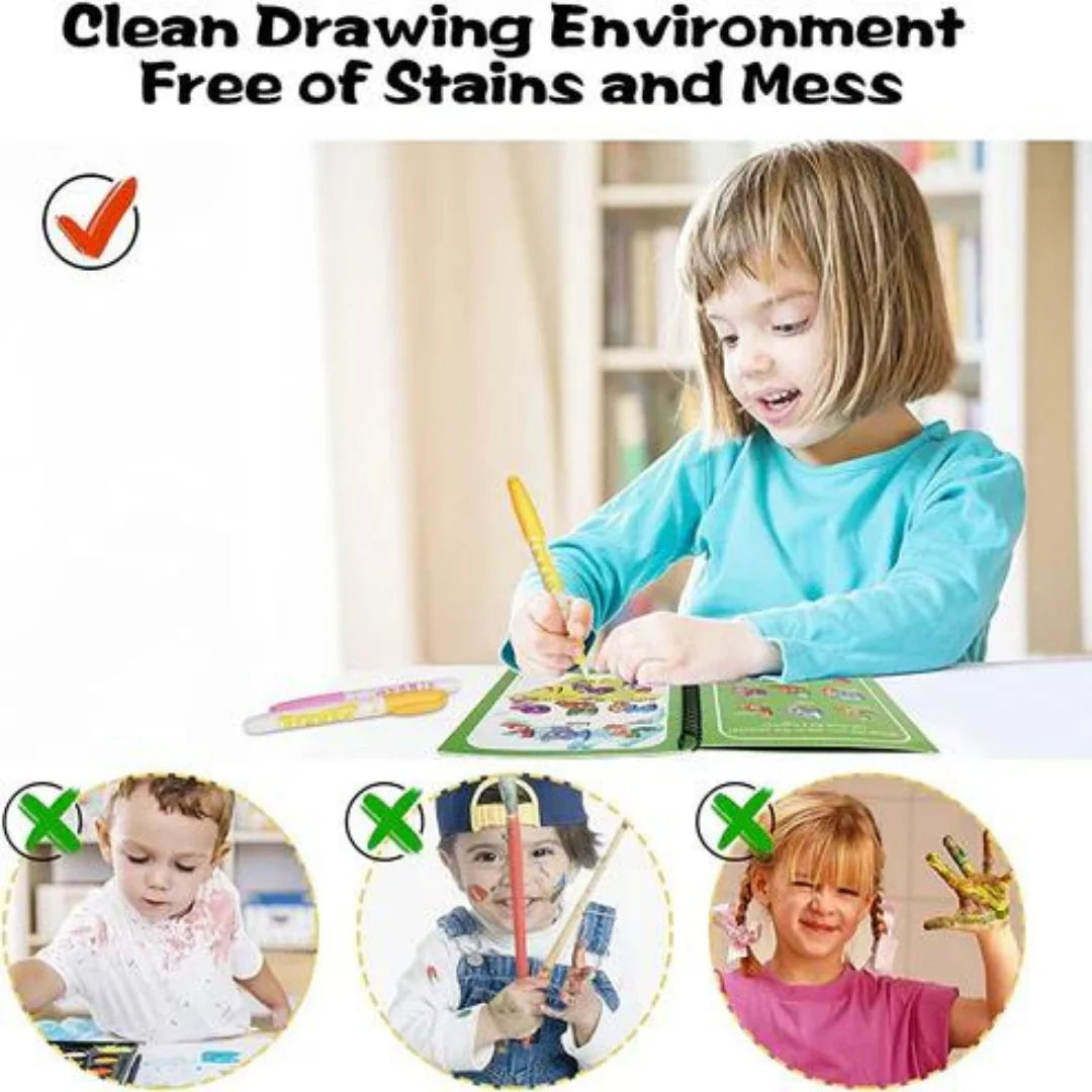 Reusable Magic Water Colouring Book