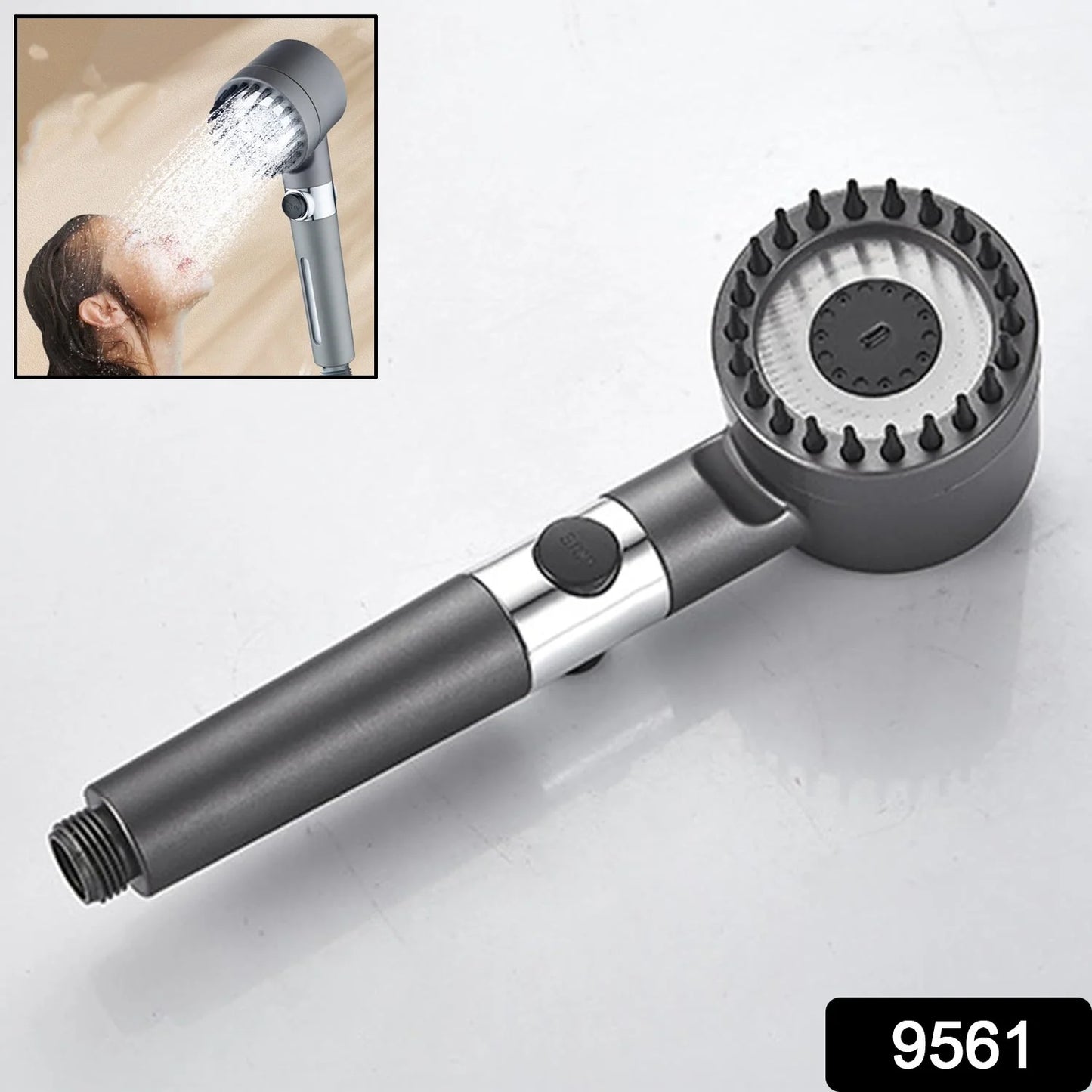 Pressurized Shower Head 4-in-1