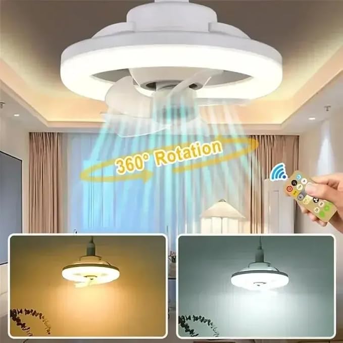 Ceiling Fan with Lights and Remote