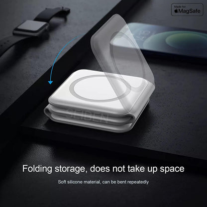 3 in 1 Foldable MagSafe Wireless Charger for iPhone, AirPods and Apple Watch