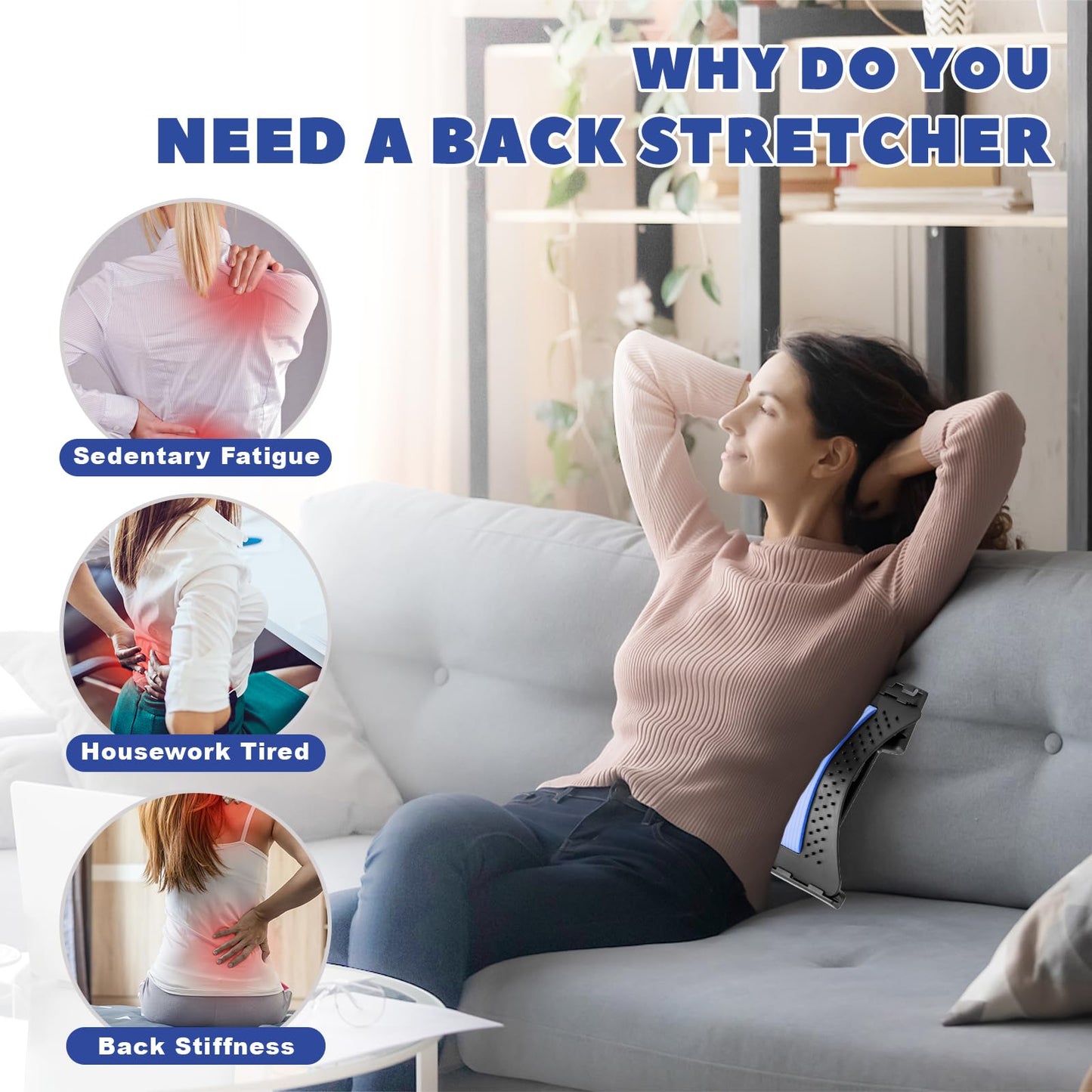 Back Stretcher for Lower Back Pain Relief