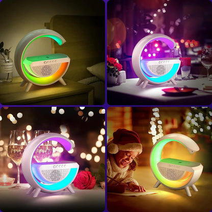 G Lamp with Bluetooth Speaker & Wireless Charger
