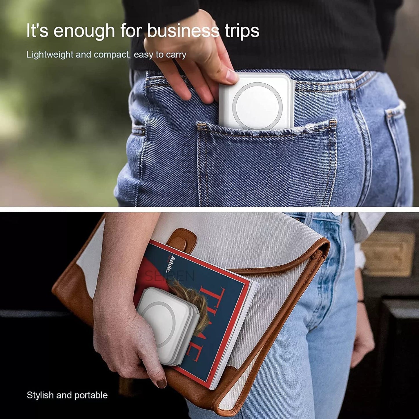 3 in 1 Foldable MagSafe Wireless Charger for iPhone, AirPods and Apple Watch