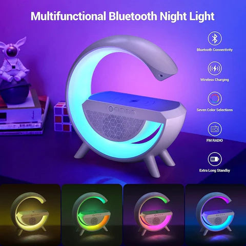 G Lamp with Bluetooth Speaker & Wireless Charger
